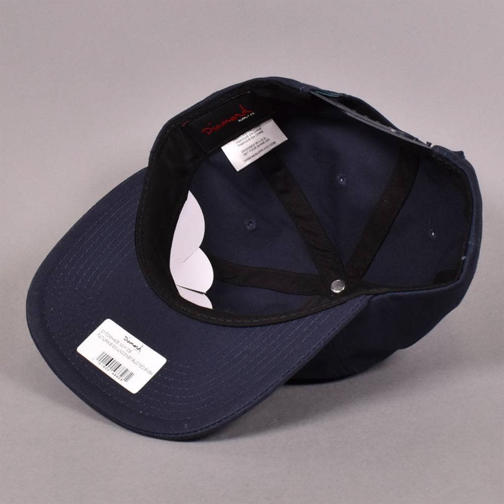 Diamond Supply Co. Men Futura Sign Unconstructed Snapback (Navy)-Navy-One Size-Nexus Clothing