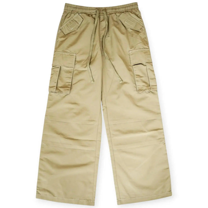 EPTM Men Campus Cargo Stacked Pants (Tan)-Nexus Clothing