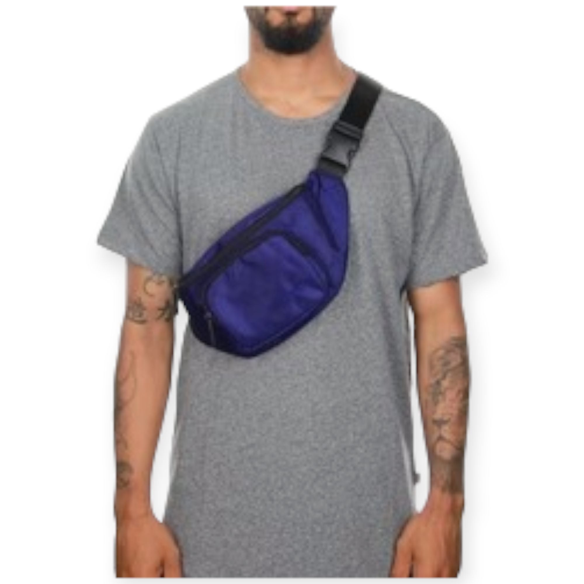 EPTM Men Cross Poly Bag (Blue)-Blue-One Size-Nexus Clothing