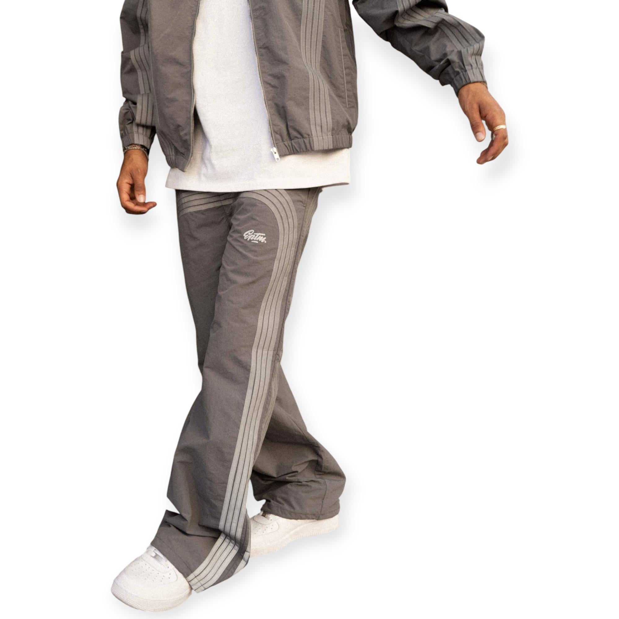 EPTM Pants Men Freeway Baggy Nylon Wide Leg (Grey)