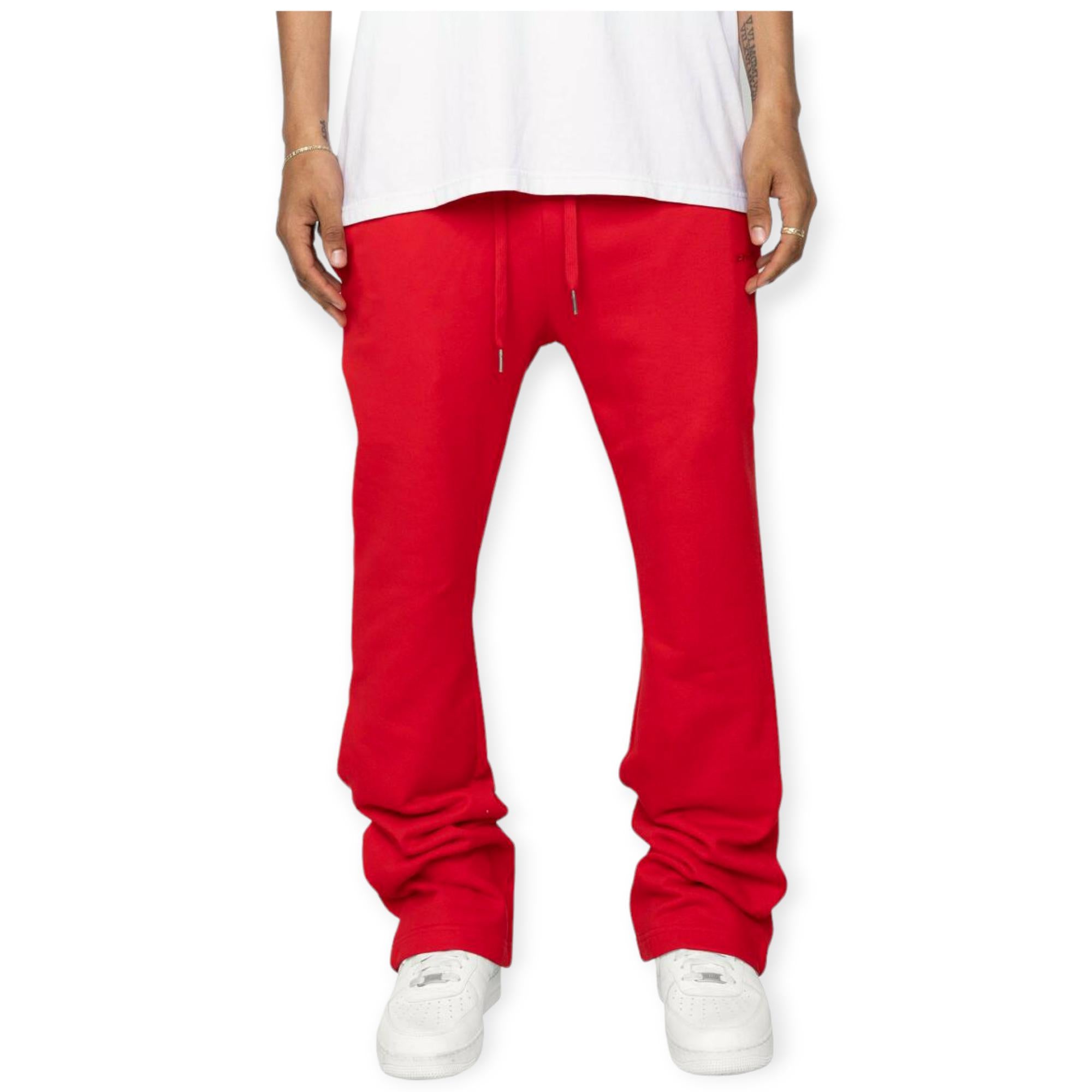 EPTM Flare Pants Men French Terry (Red)