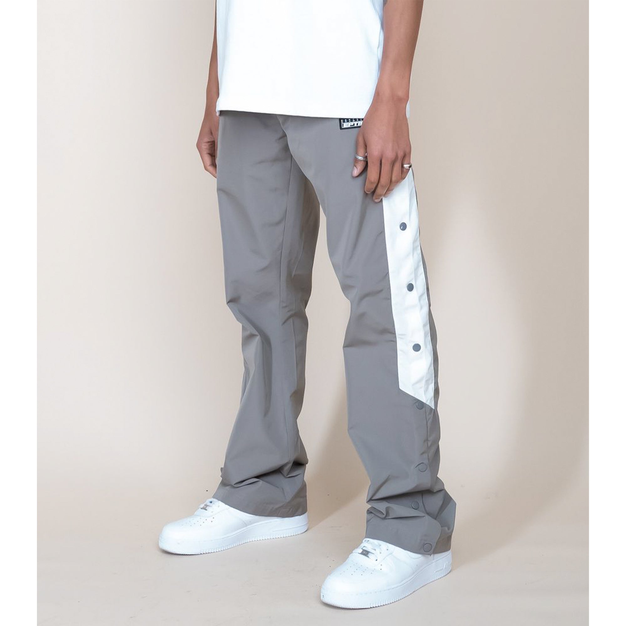 EPTM Men Goat Flared Pants (Grey)-Nexus Clothing