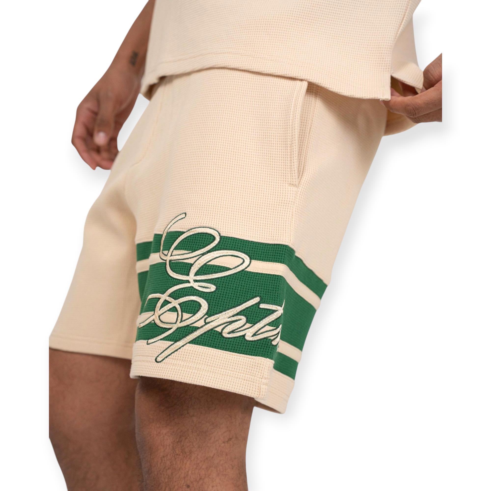 EPTM Men Kora Shorts Cream Green