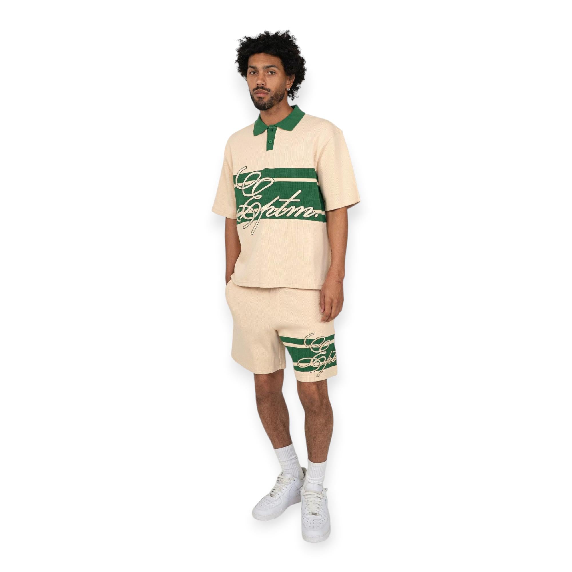 EPTM Men Kora Shorts Cream Green
