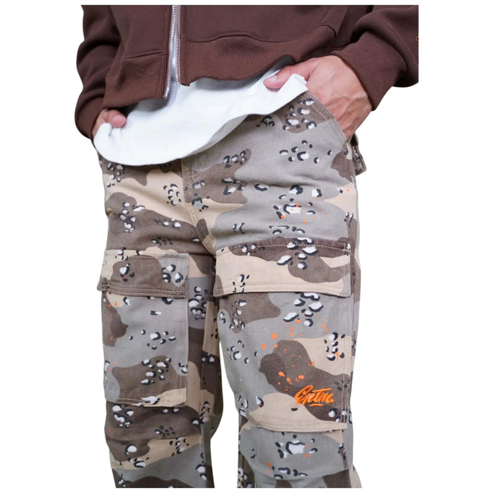 EPTM Men Neo Cargo Stacked Pants (Desert Camo)-Nexus Clothing