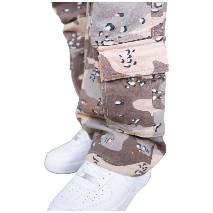 EPTM Men Neo Cargo Stacked Pants (Desert Camo)-Nexus Clothing