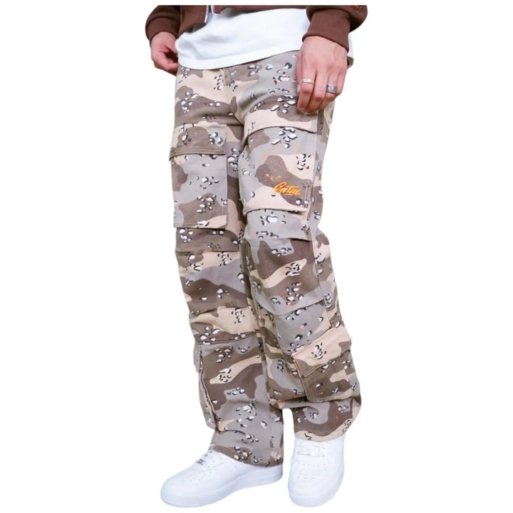 EPTM Men Neo Cargo Stacked Pants (Desert Camo)-Nexus Clothing