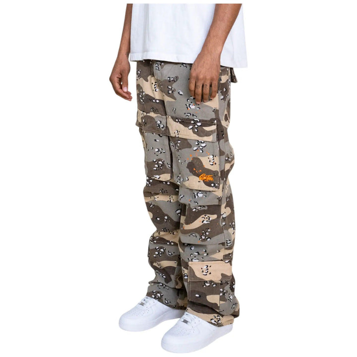 EPTM Men Neo Cargo Stacked Pants (Desert Camo)-Nexus Clothing