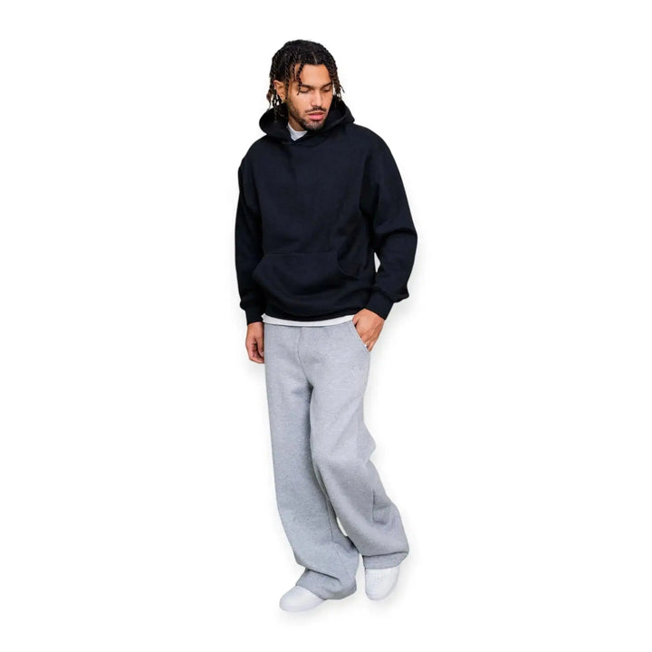 EPTM Men Perfect Baggy Stacked Fleece Pants (Heather Grey)-Nexus Clothing