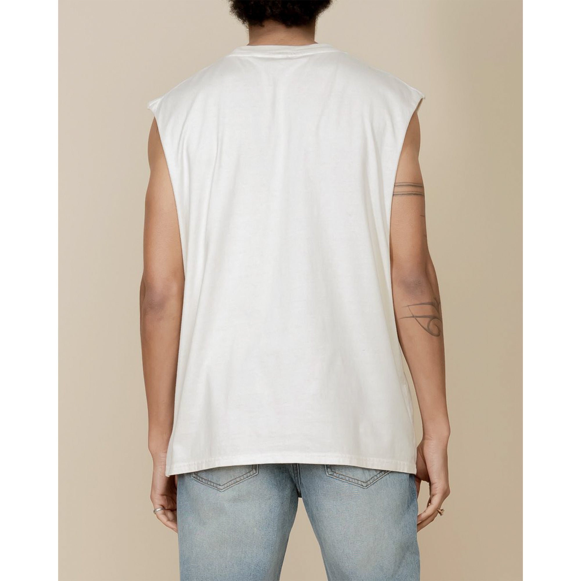 EPTM Men Perfect Sleeveless Tee (Cream)-Nexus Clothing