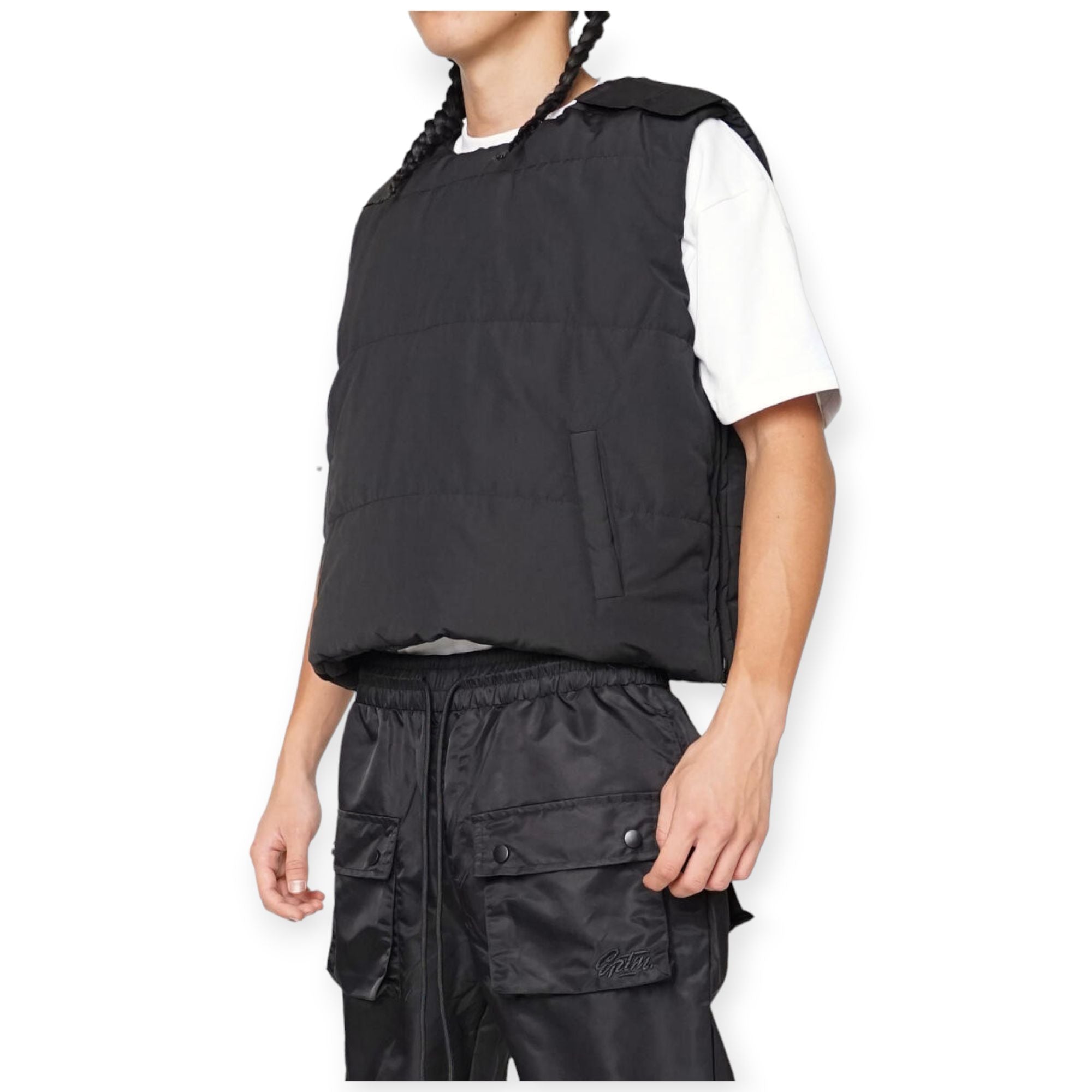 EPTM Men Tactical Puffer Vest (Black)-Nexus Clothing