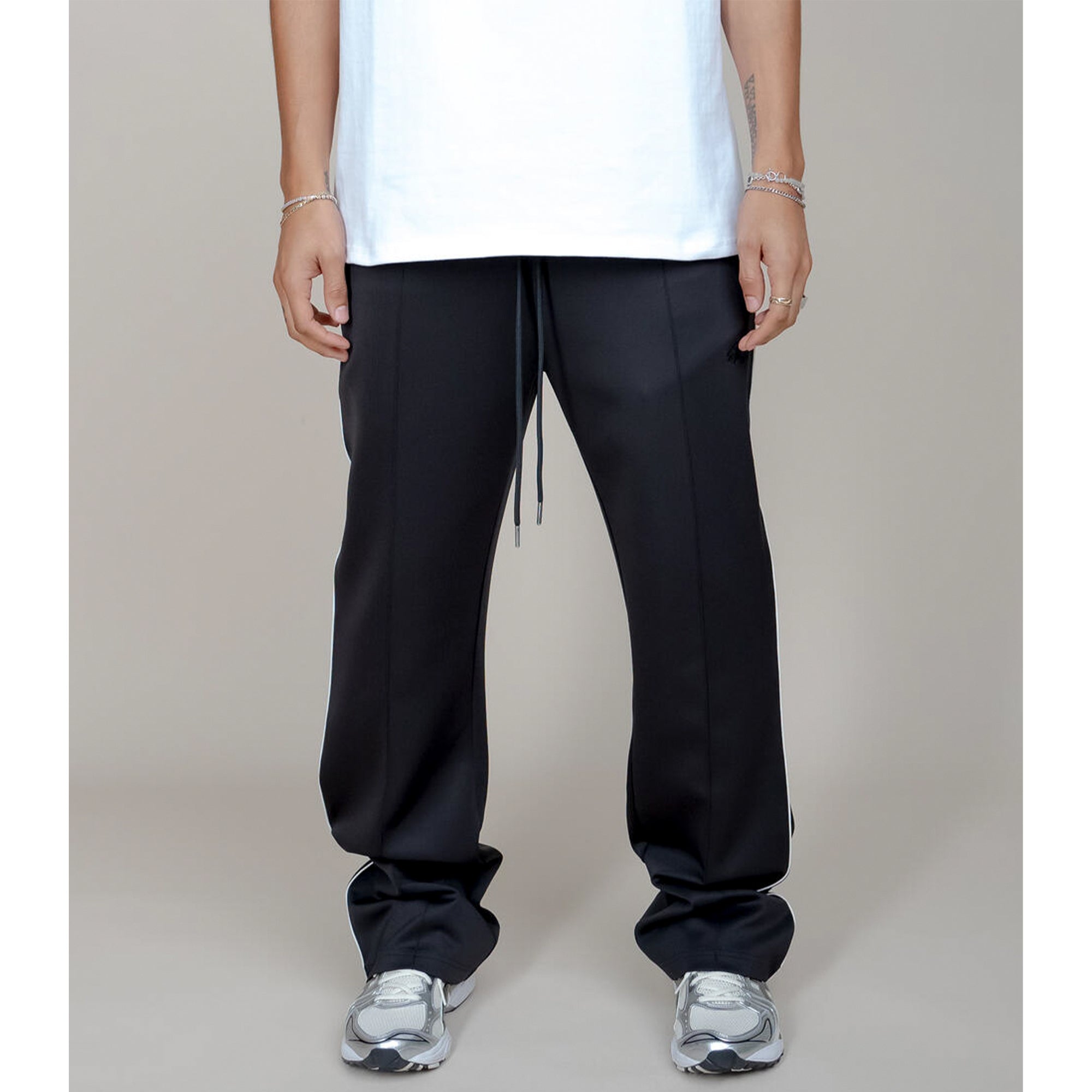 EPTM Unisex Perfect Piping Track Pants (Black)-Nexus Clothing