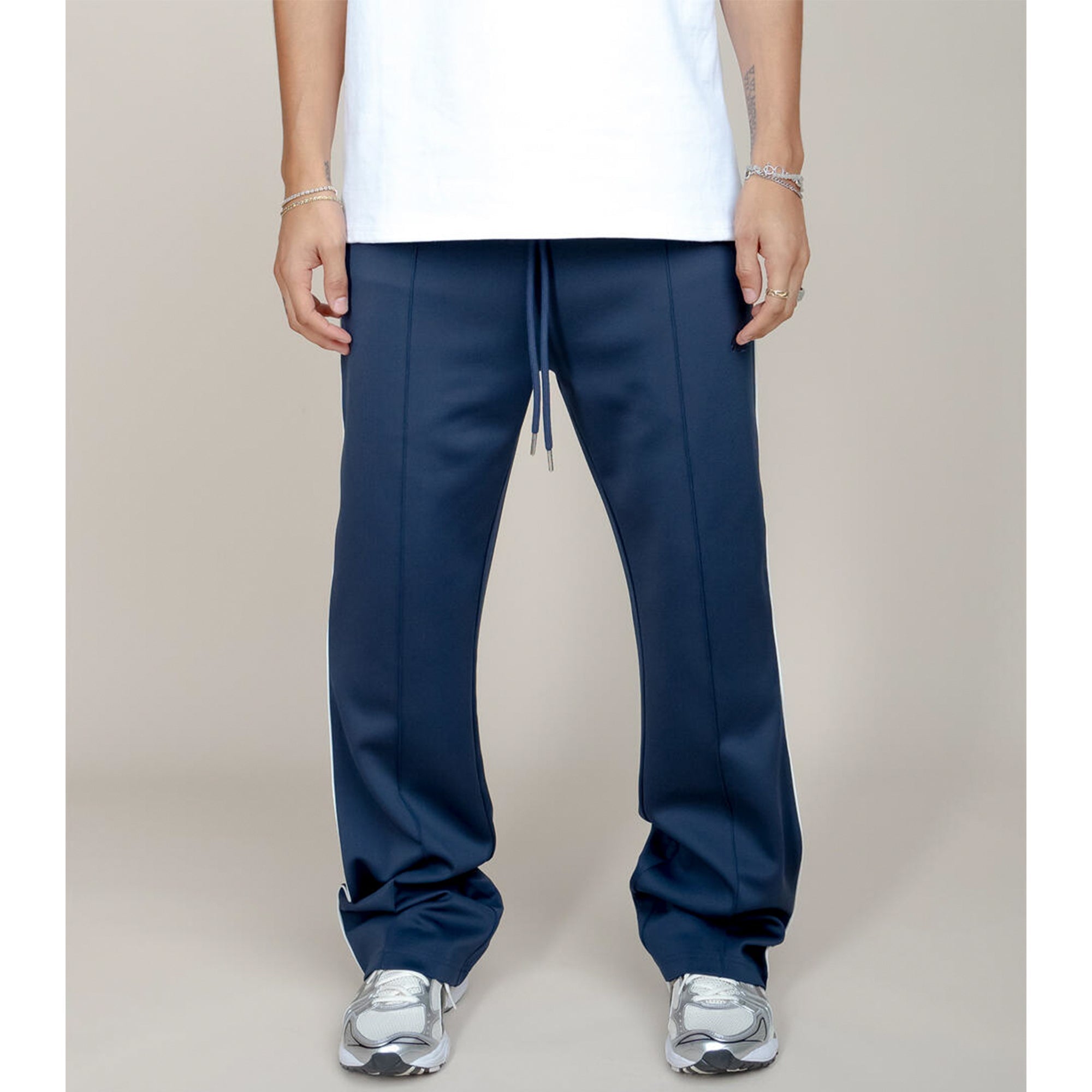 EPTM Unisex Perfect Piping Track Pants (Navy)-Nexus Clothing