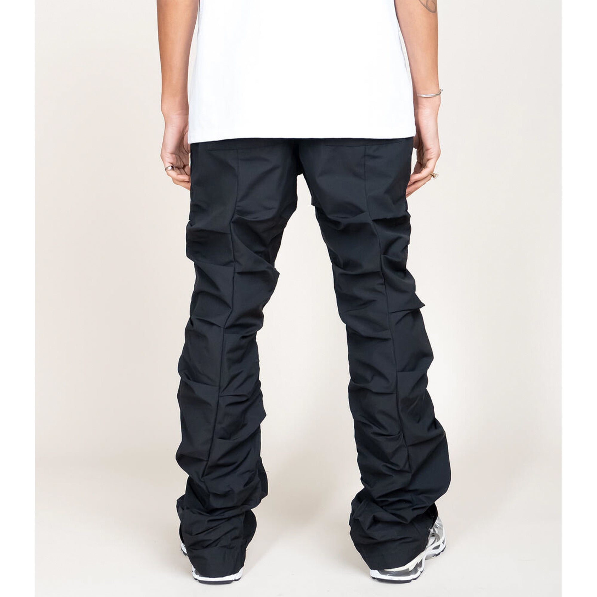 EPTM Unisex Tekno Flare Pants (Black)-Nexus Clothing