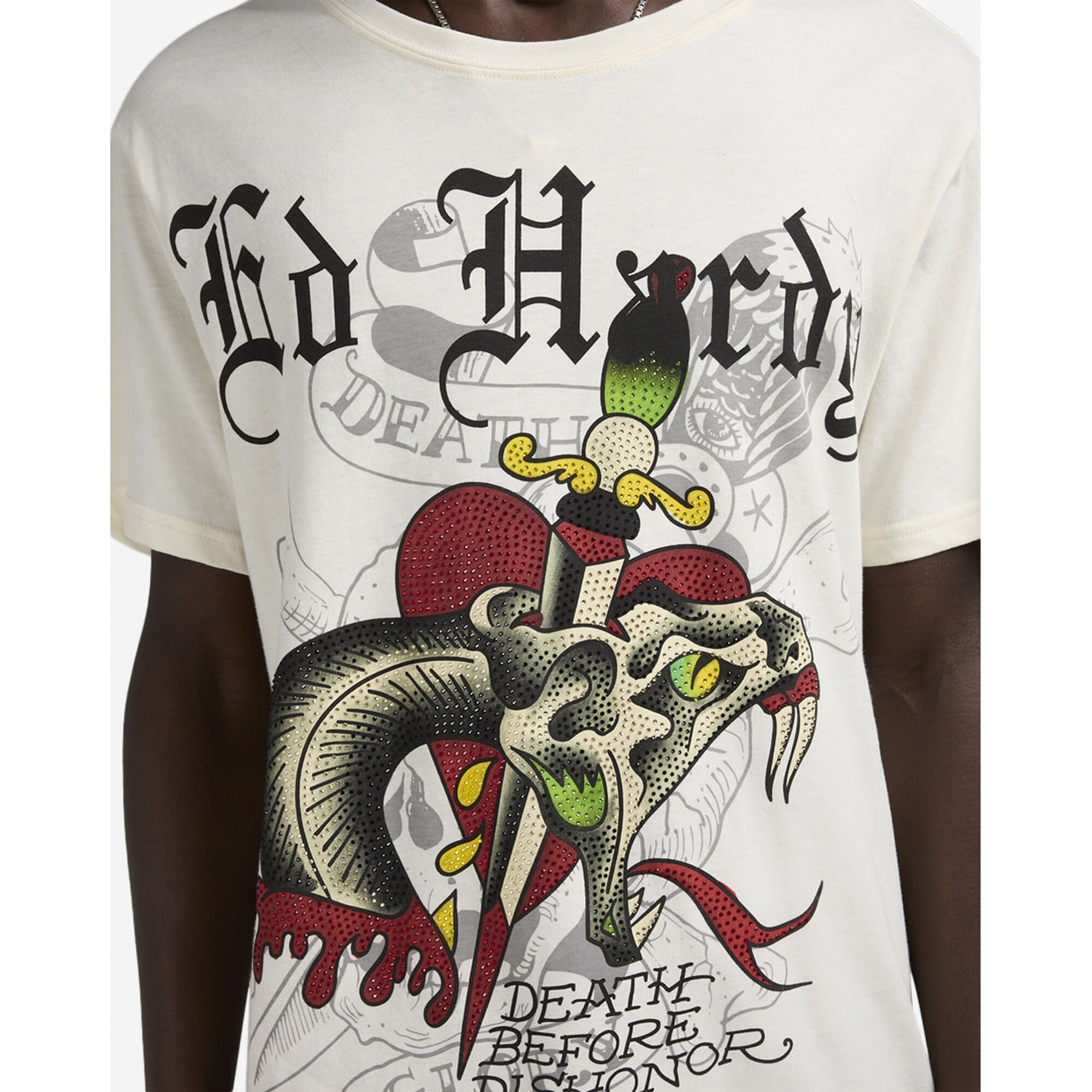 トップス Sculptor X Ed Hardy Brush Raglan Tee XS Ed Hardy Women's