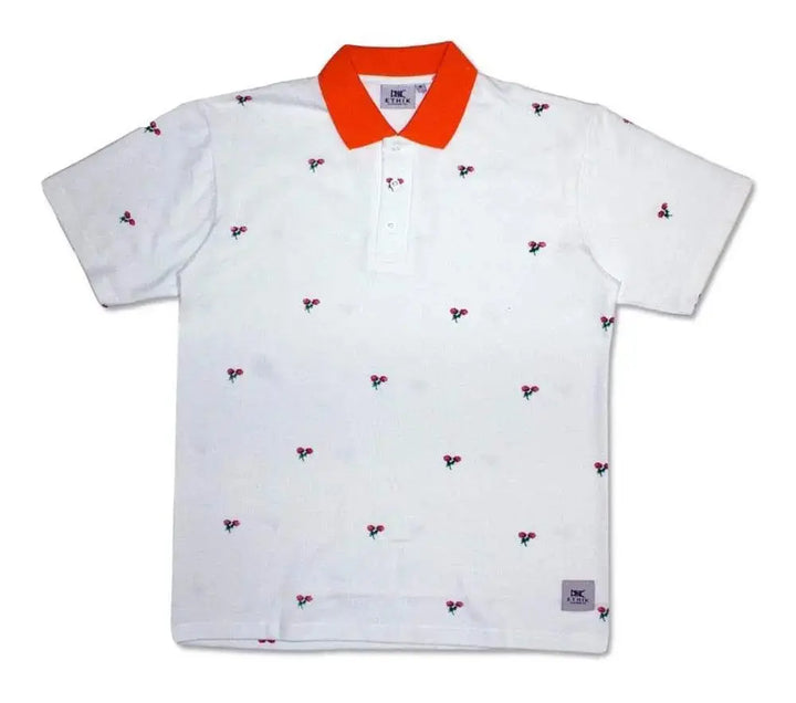 Ethik Men 100 Million Roses Polo (White)-White-XX-Large-Nexus Clothing