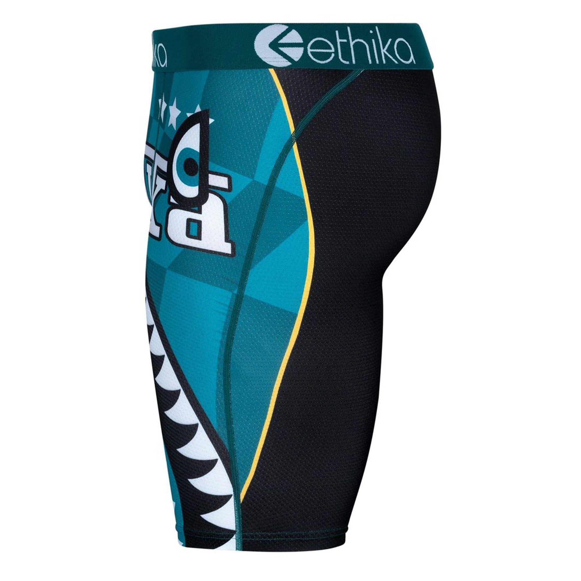 Ethika Men BMR Big Sport Boxer (Black Blue)-Nexus Clothing