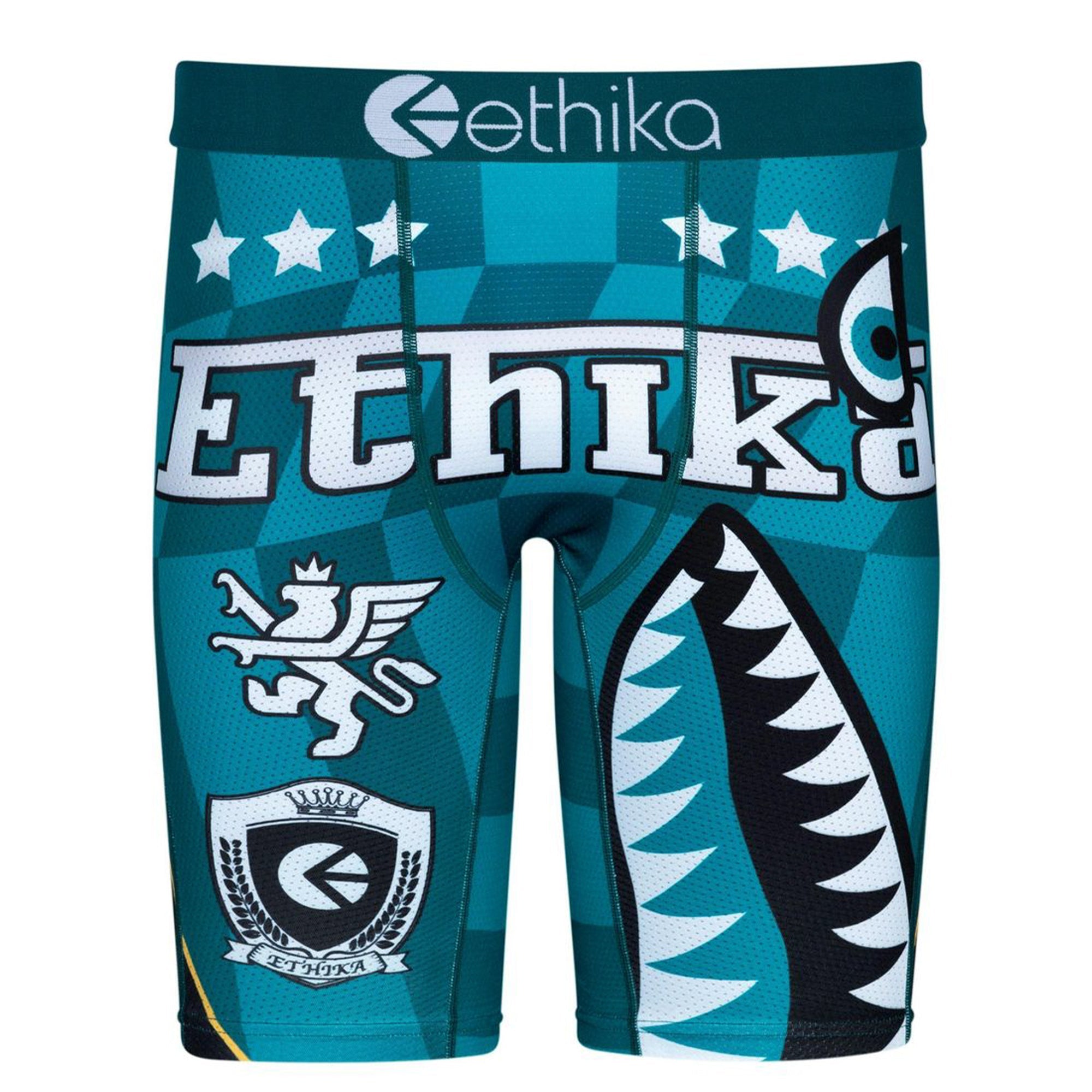 Ethika Men BMR Big Sport Boxer (Black Blue)-Black Blue-Small-Nexus Clothing