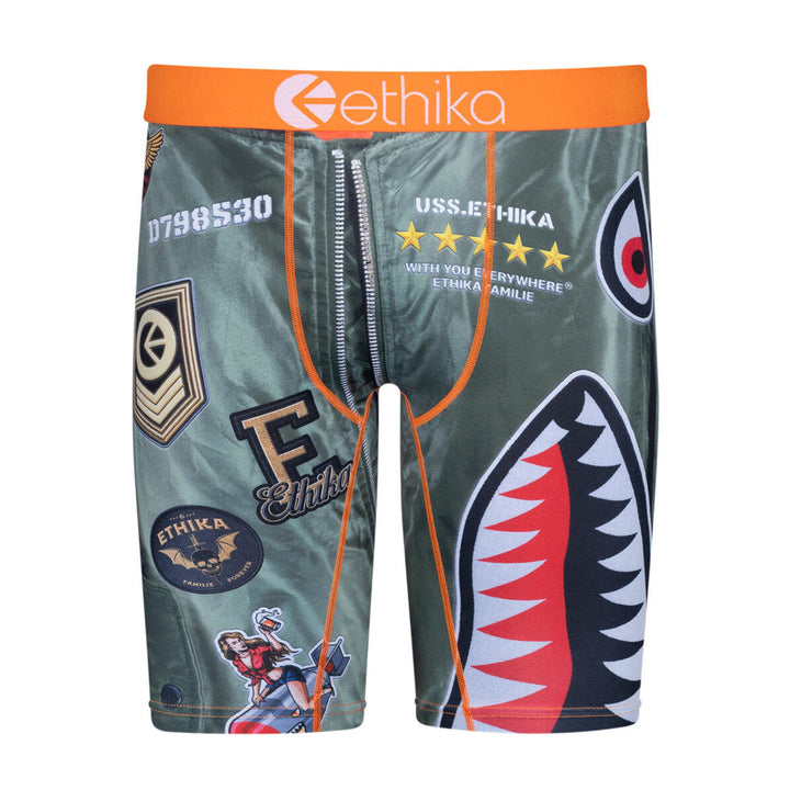 Ethika Men BMR PRE Flight Boxer (Green)-Green-Small-Nexus Clothing