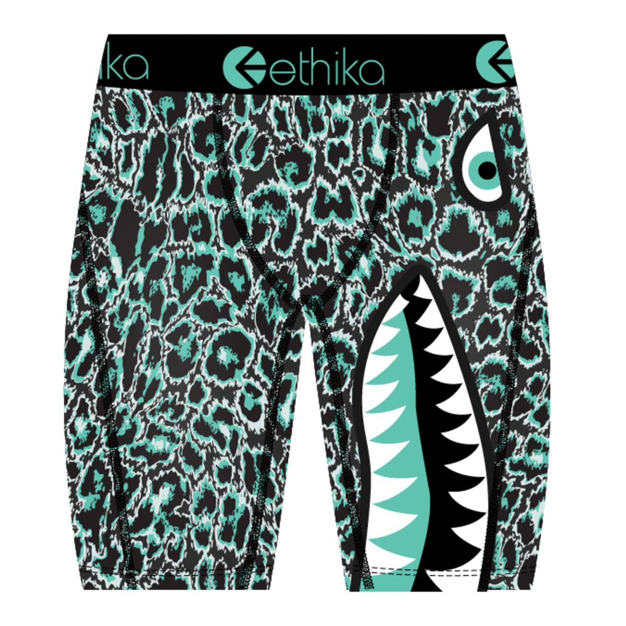 Ethika Men BMR Really Shiesty Boxer (Black Cyan)-Black Cyan-Small-Nexus Clothing