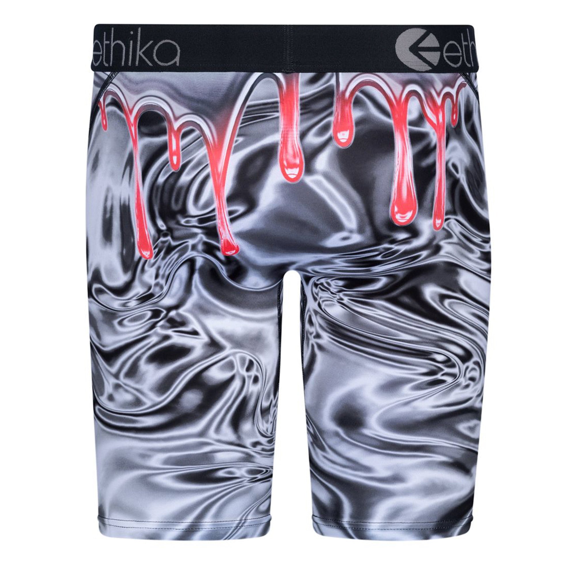 Ethika Men BMR Slime Boxer (Grey Red)-Nexus Clothing