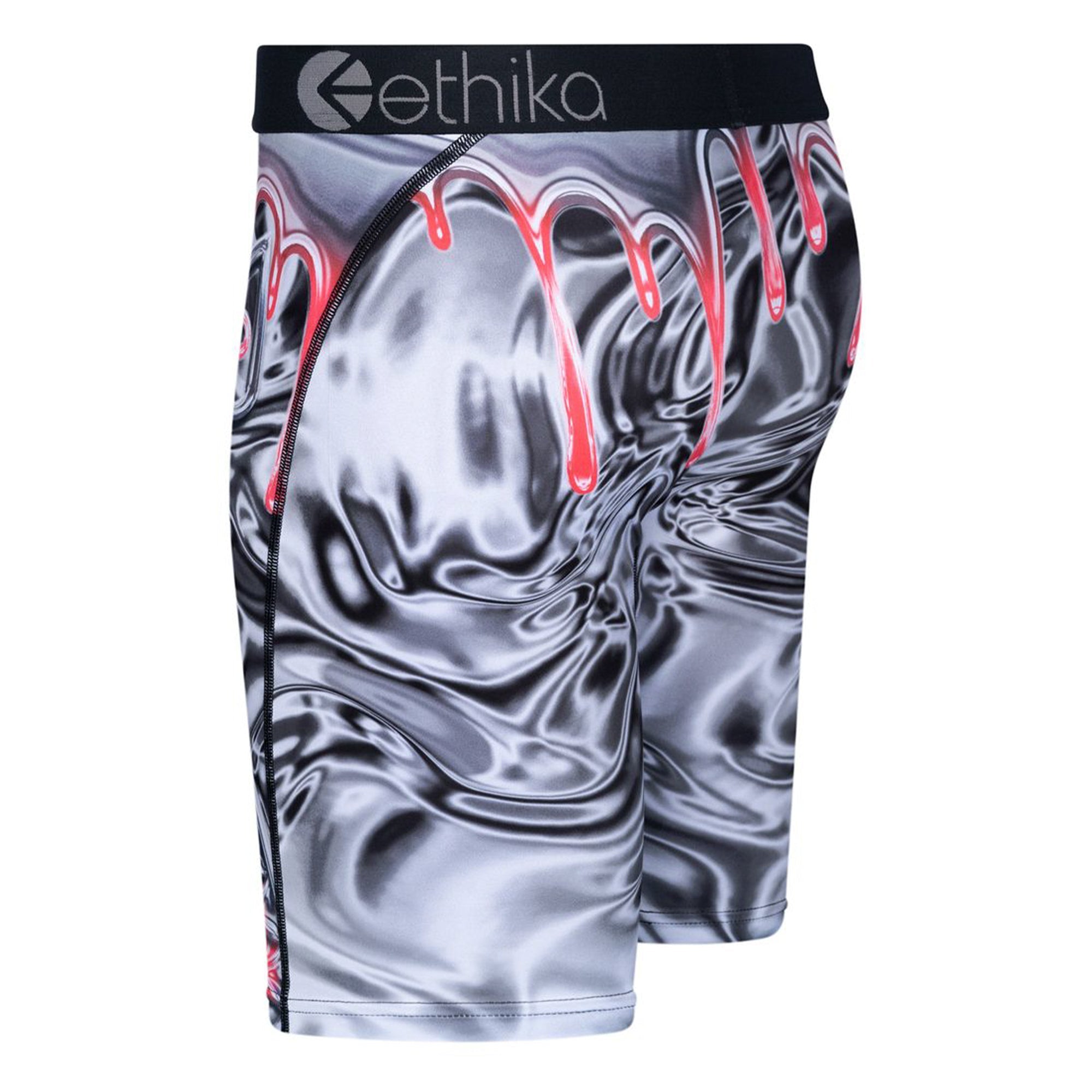 Ethika Men BMR Slime Boxer (Grey Red)-Nexus Clothing