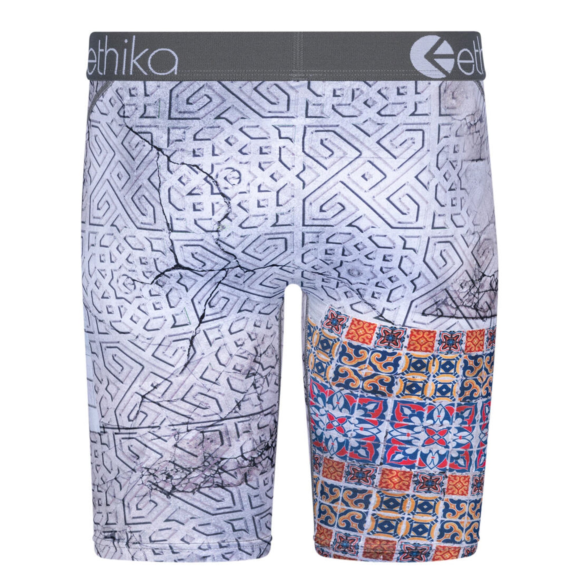 Ethika Men BMR Stone Wall Boxer (Grey)-Nexus Clothing