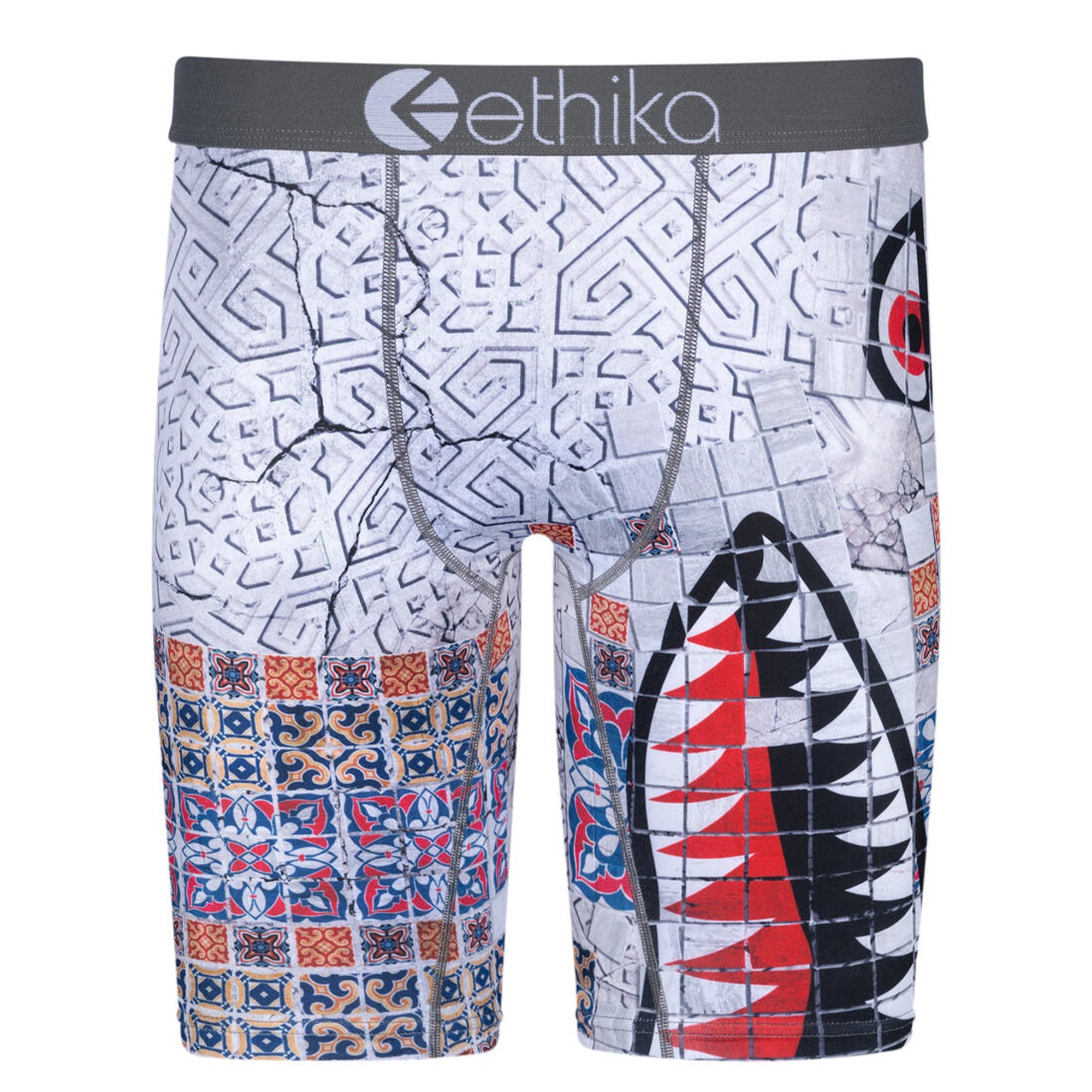 Ethika Men BMR Stone Wall Boxer (Grey)-Grey-Small-Nexus Clothing