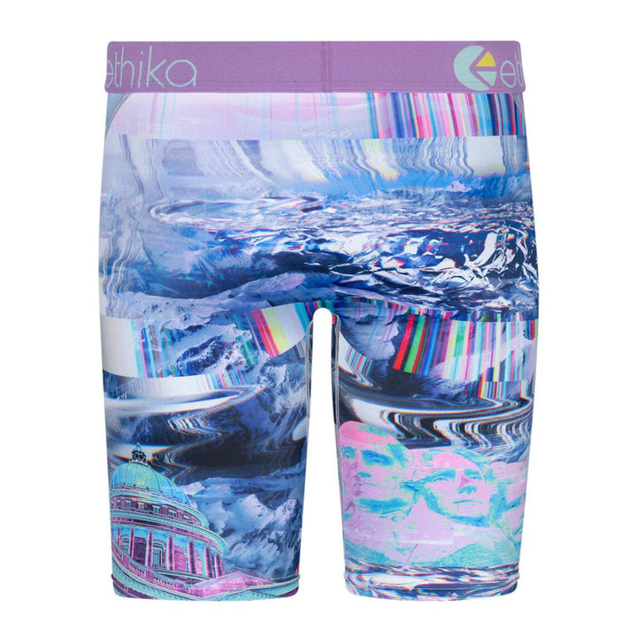 Ethika Men Benji Glitchin Boxer (Blue Purple)-Nexus Clothing