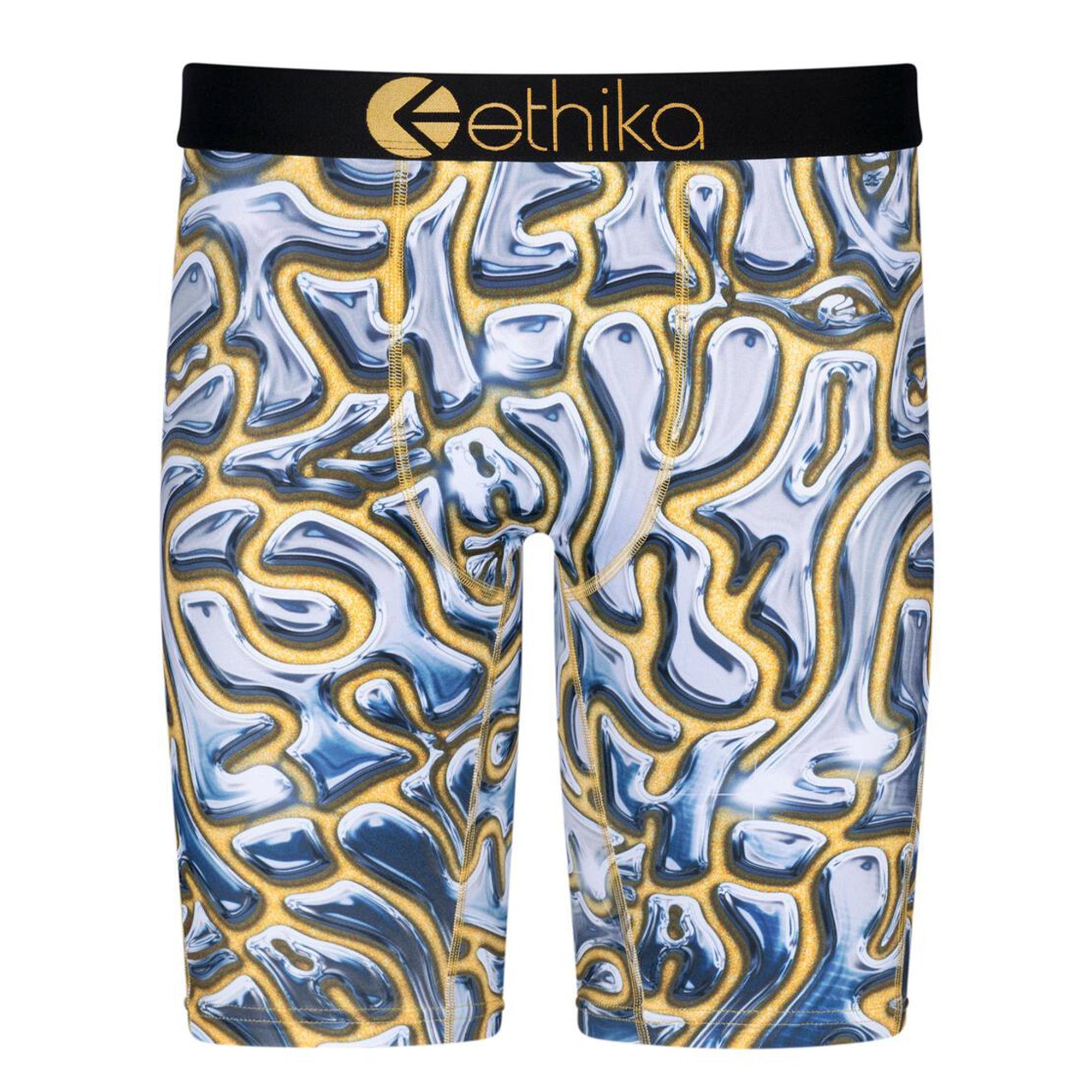 Ethika Men Bio Mechanical Boxer (Silver)-Silver-XX-Large-Nexus Clothing