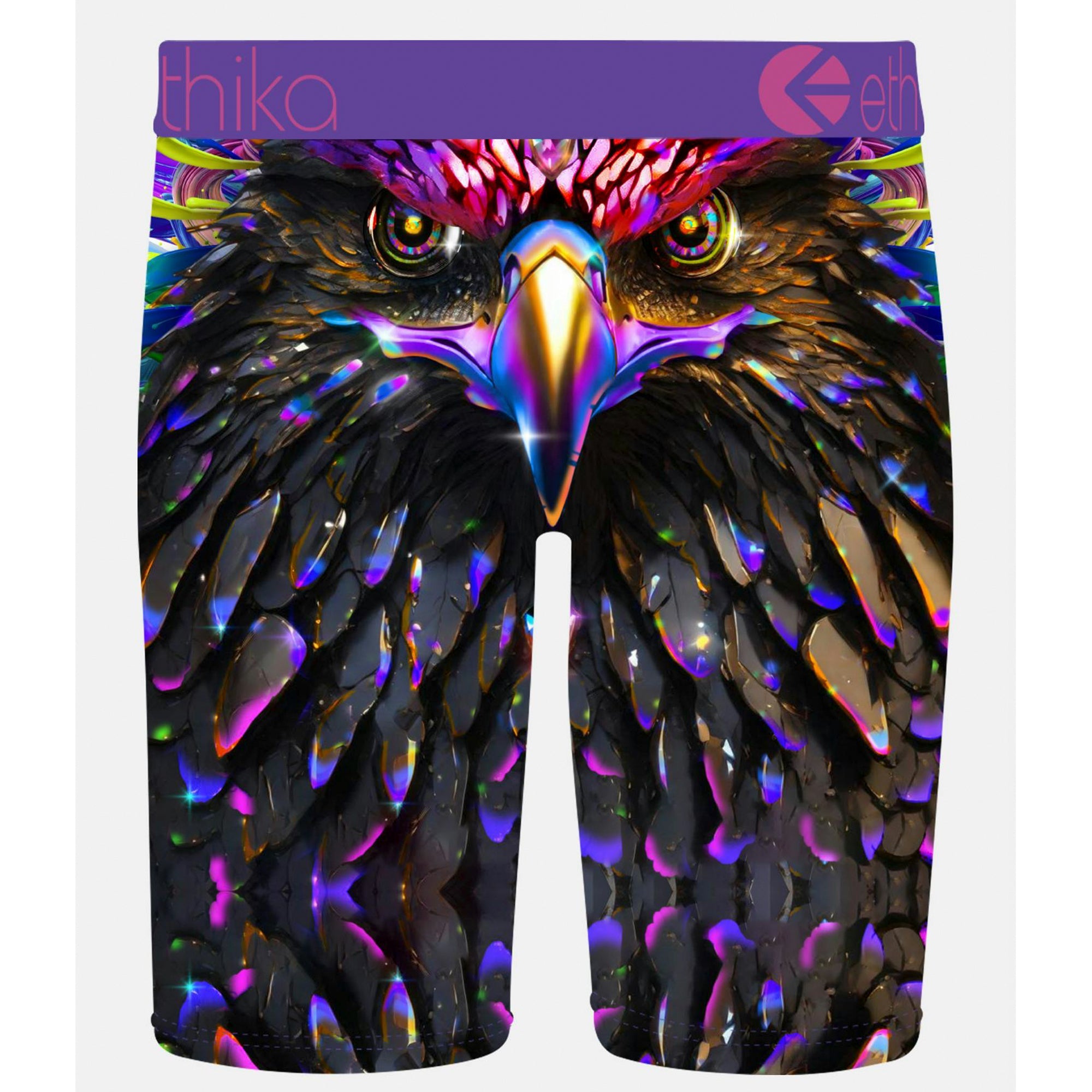 Ethika Men Bird Of Prey Boxer (Purple)-Purple-Small-Nexus Clothing