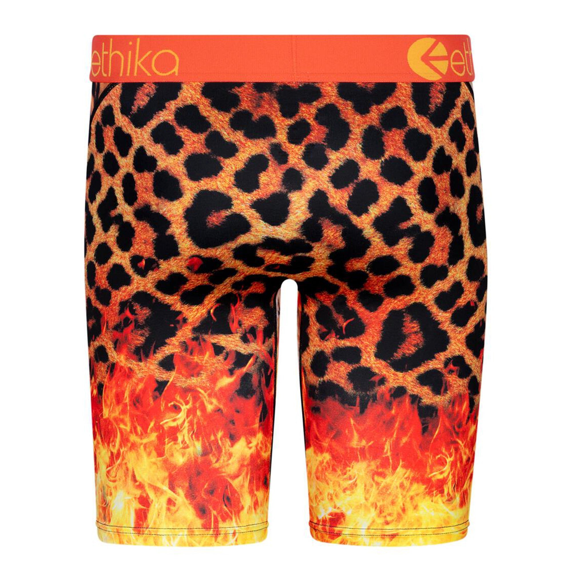 Ethika Men Cheetah Steez Boxer (Orange)-Nexus Clothing