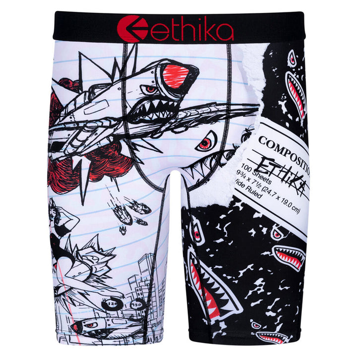 Ethika Men Comp Boxer (Black Red)-Black Red-Small-Nexus Clothing