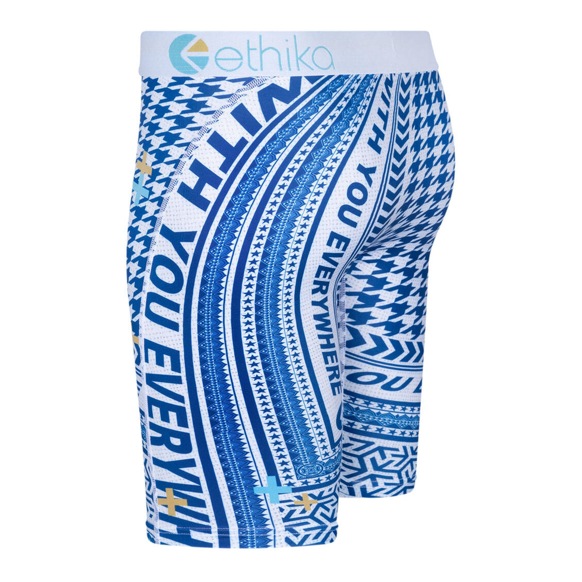 Ethika BMR Flared Out Boxer Briefs - Blue/White