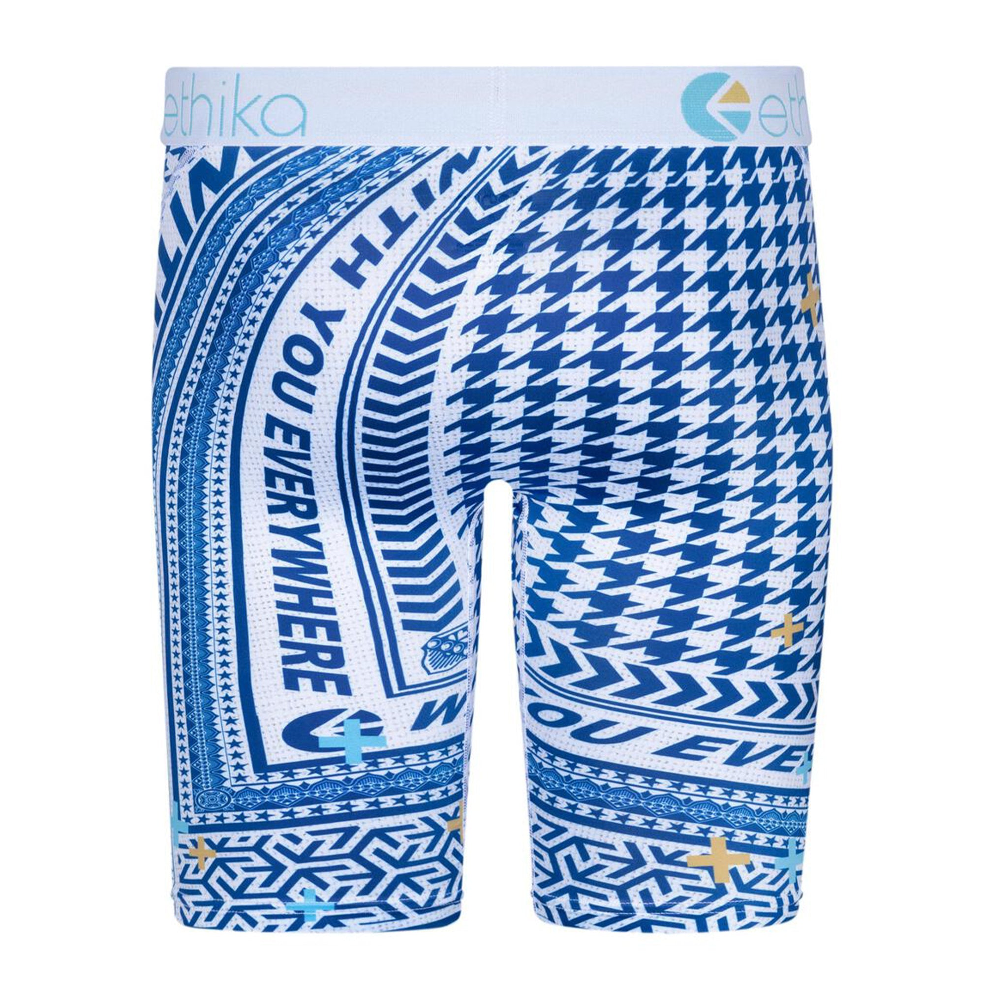 Ethika Men Dubai Fly Boxer (White Blue)