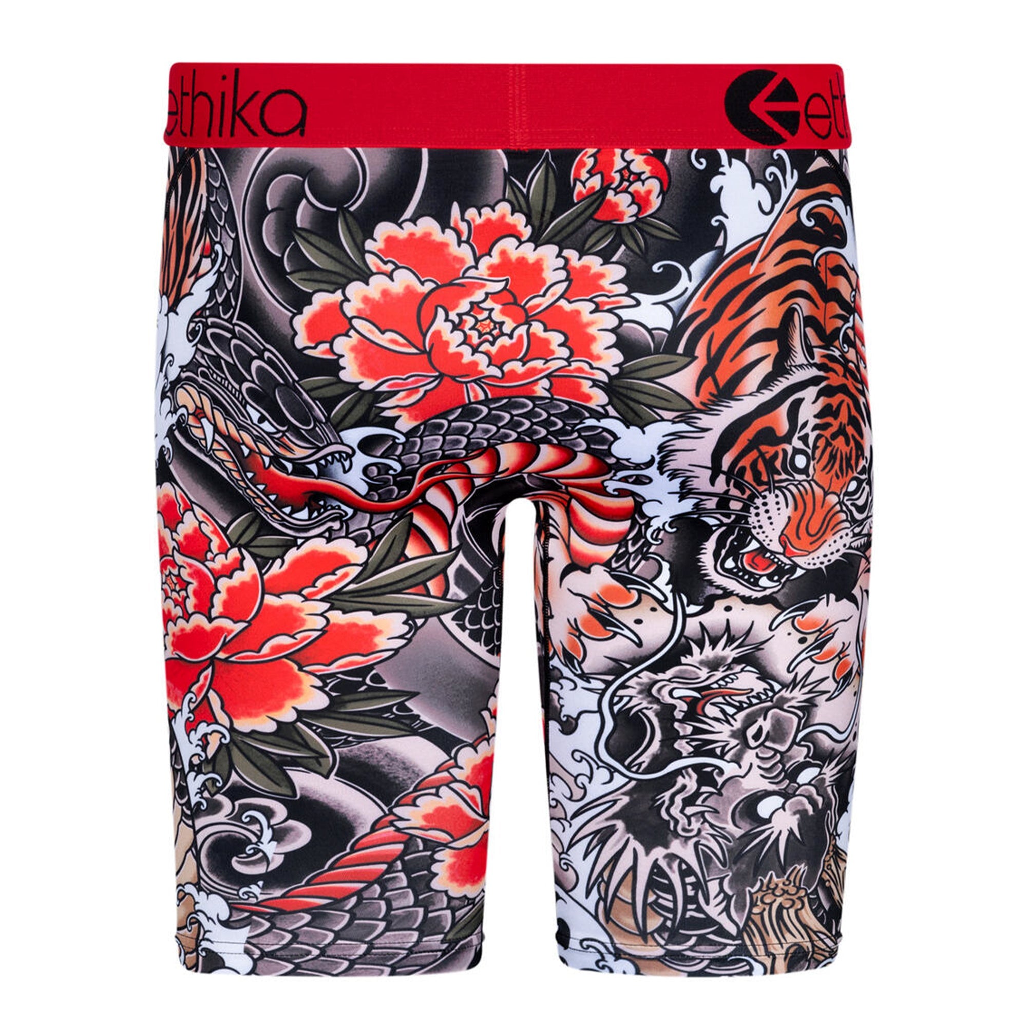 Ethika Men Fury Boxer (Black Red)-Nexus Clothing