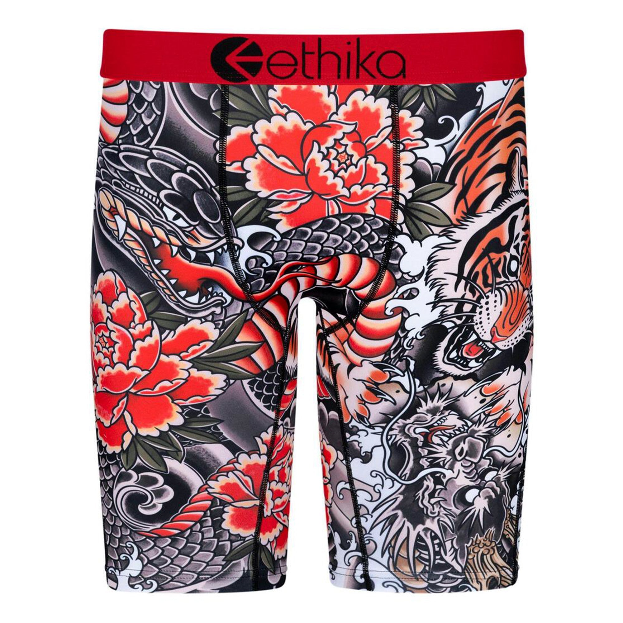 Ethika Men Fury Boxer (Black Red)-Black Red-Small-Nexus Clothing