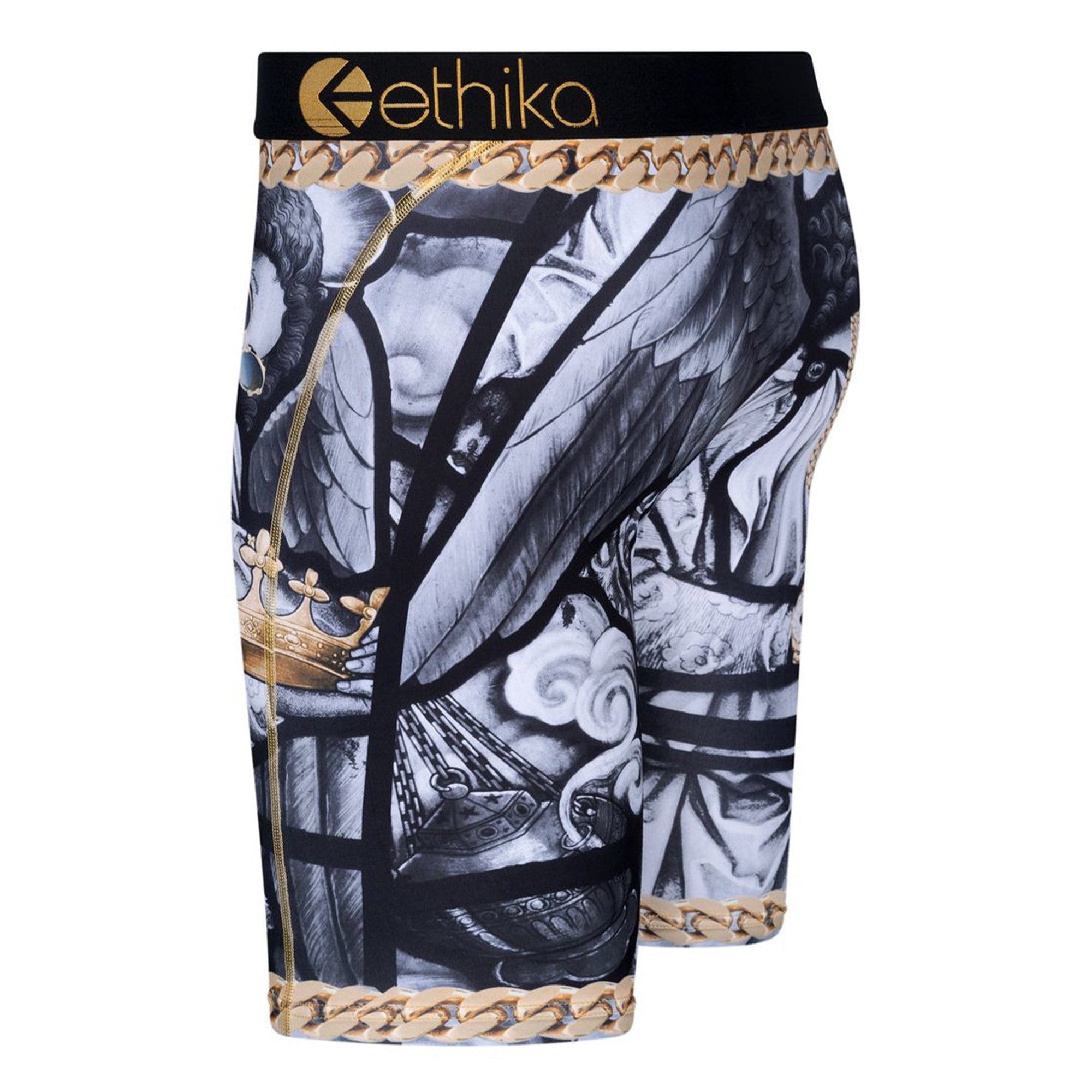 Ethika Men Heavenly Boxer (Black Gold)-Nexus Clothing