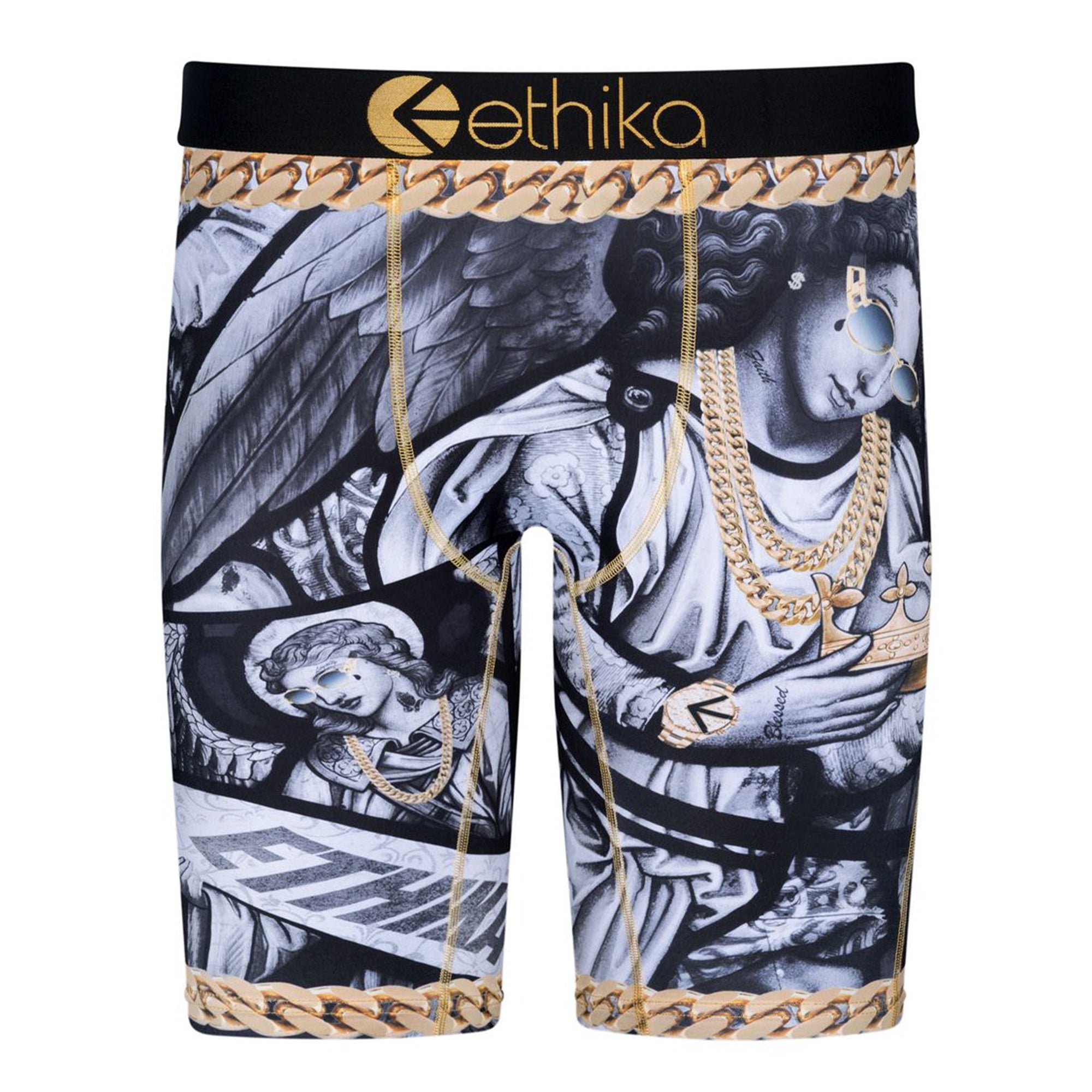 Ethika Men Heavenly Boxer (Black Gold)-Black Gold-Small-Nexus Clothing