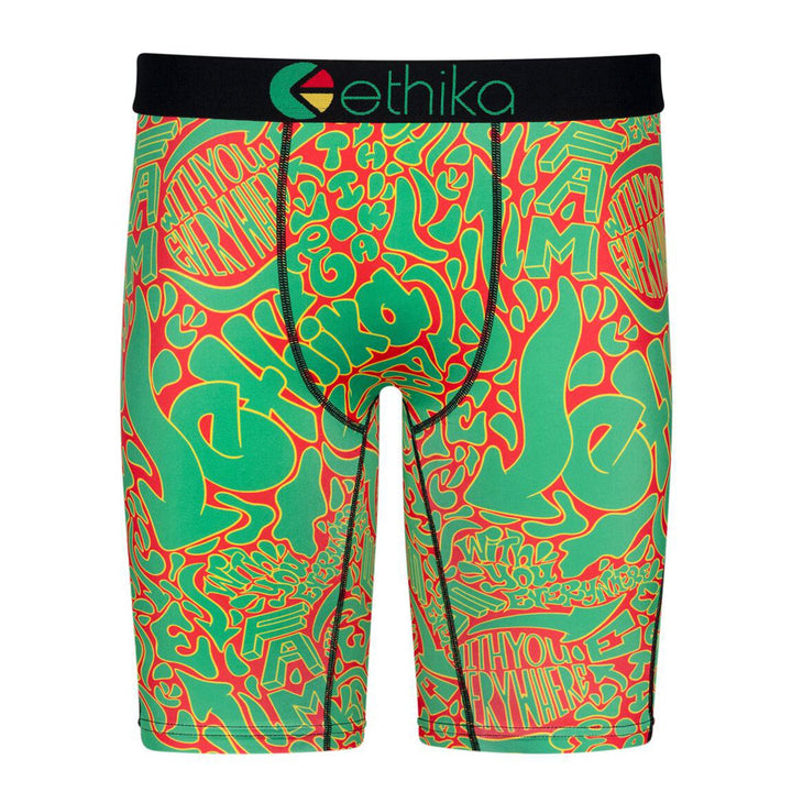 Ethika Men Jammin Boxer (Green Red)-Green Red-Small-Nexus Clothing