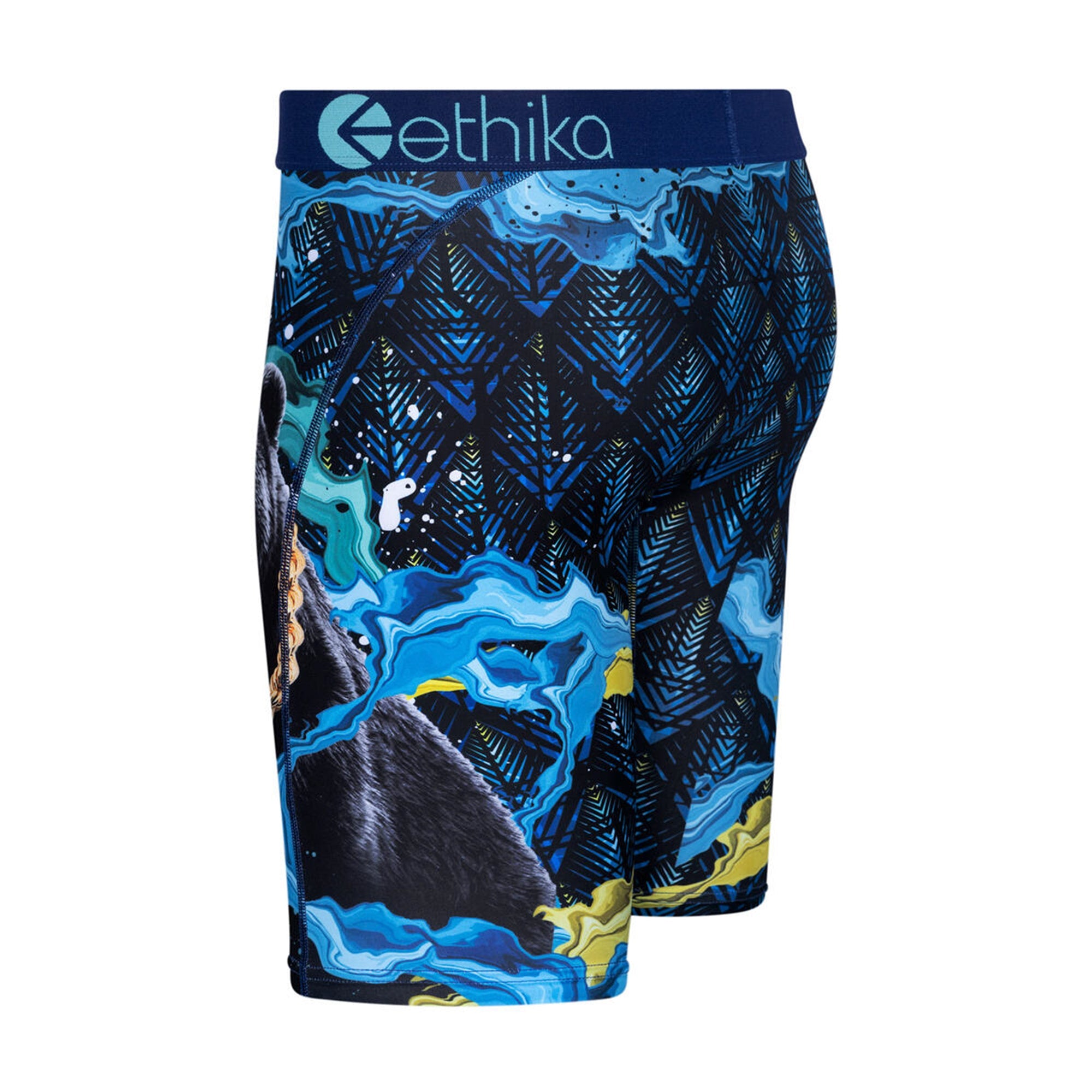 Ethika Men Kingdom Boxer (Blue)-Nexus Clothing