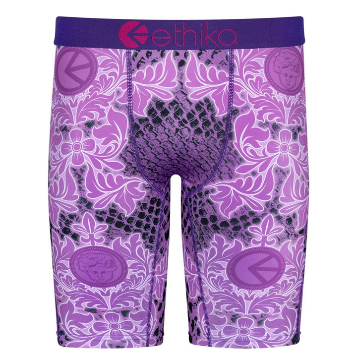 Ethika Men Python Royale Boxer (Purple)-Purple-Small-Nexus Clothing