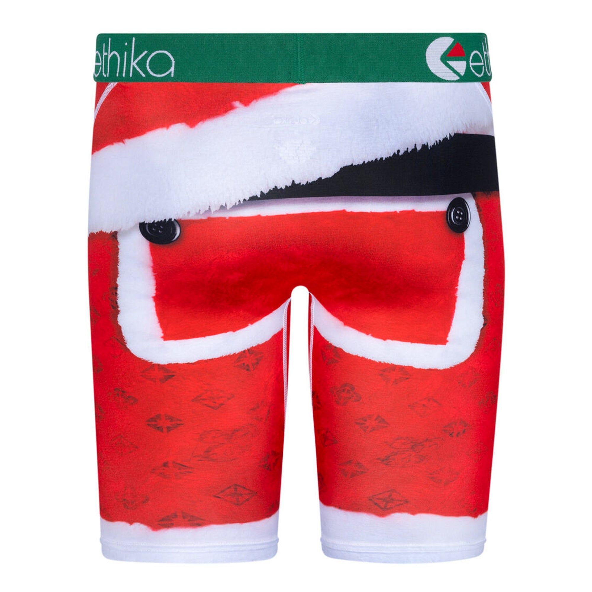 Ethika Men Santa Surprise Boxer (Red White)-Nexus Clothing
