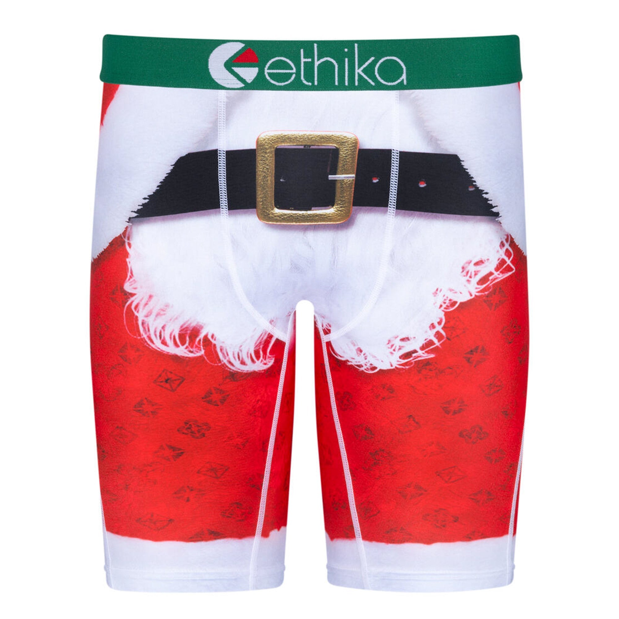 Ethika Men Santa Surprise Boxer (Red White)-Red White-X-Small-Nexus Clothing
