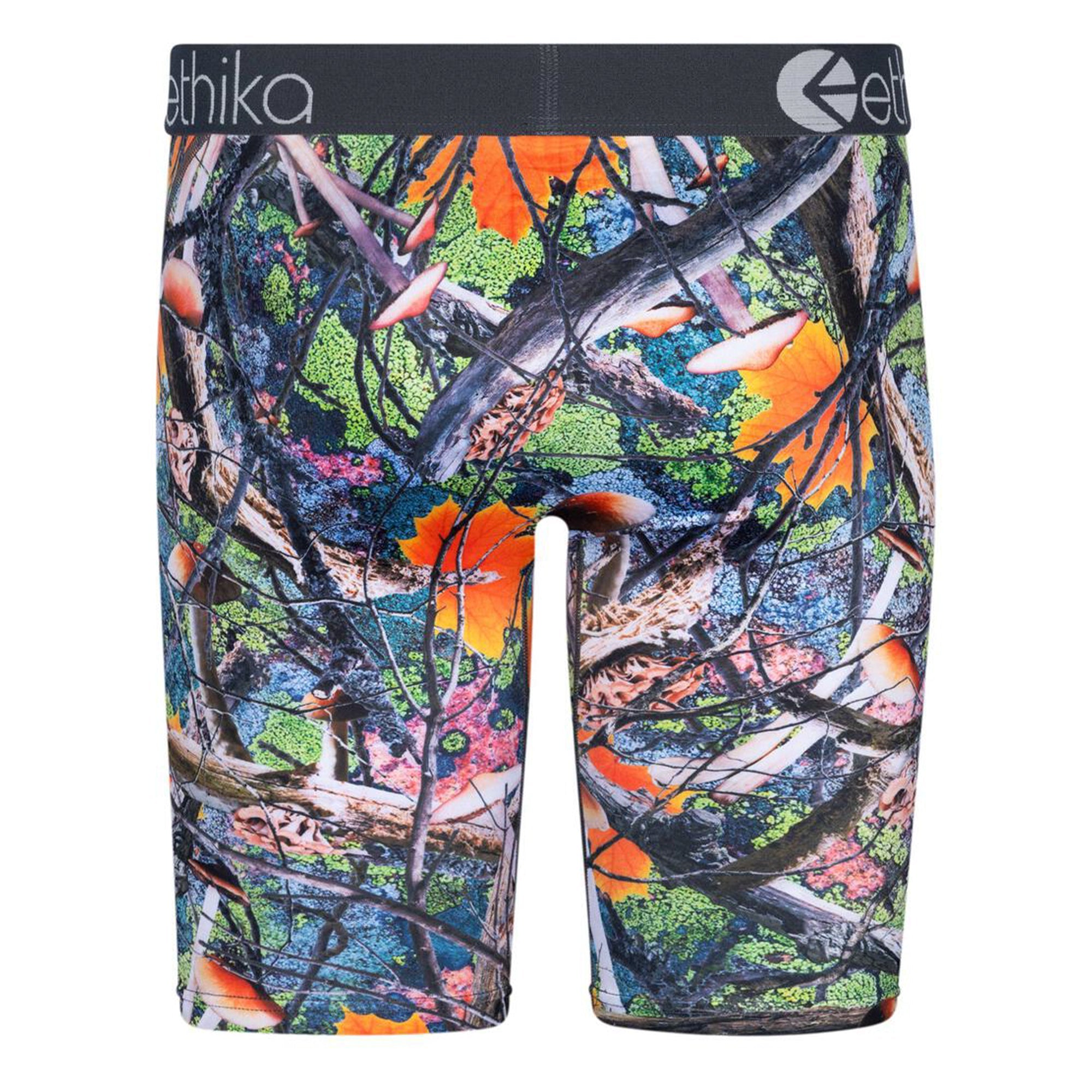 Ethika Men Shroom Camo Boxer (Green Camo)-Nexus Clothing