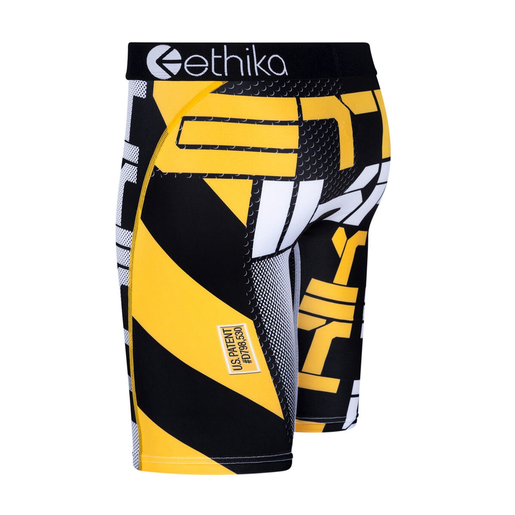 Ethika Men The Factory Boxer (Black Yellow)-Nexus Clothing