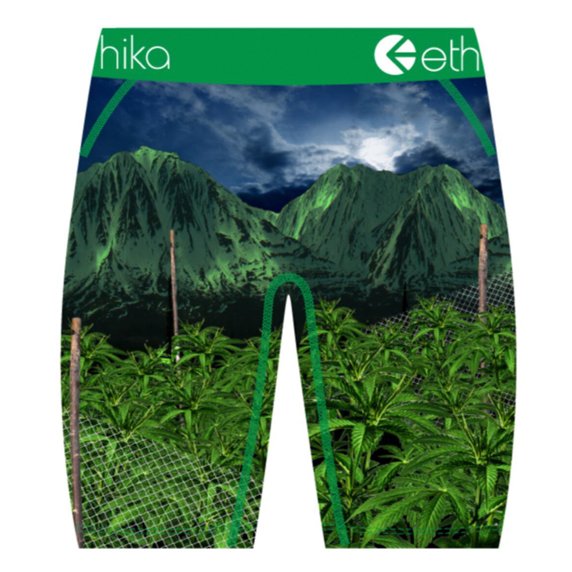 Ethika Men The Garden Boxer (Green)-Nexus Clothing