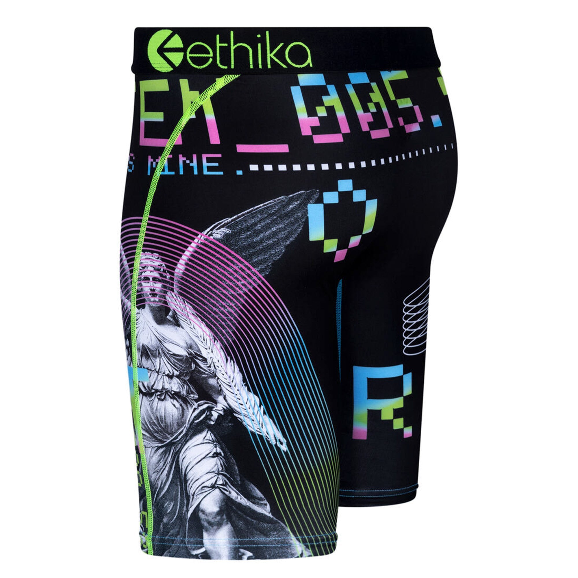 Ethika Men Victorys Mine Boxer (Black Green)-Nexus Clothing