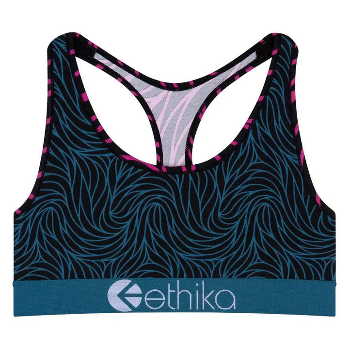 Ethika Women 2 Sway Sports Bra-Pink Blue-Small-Nexus Clothing