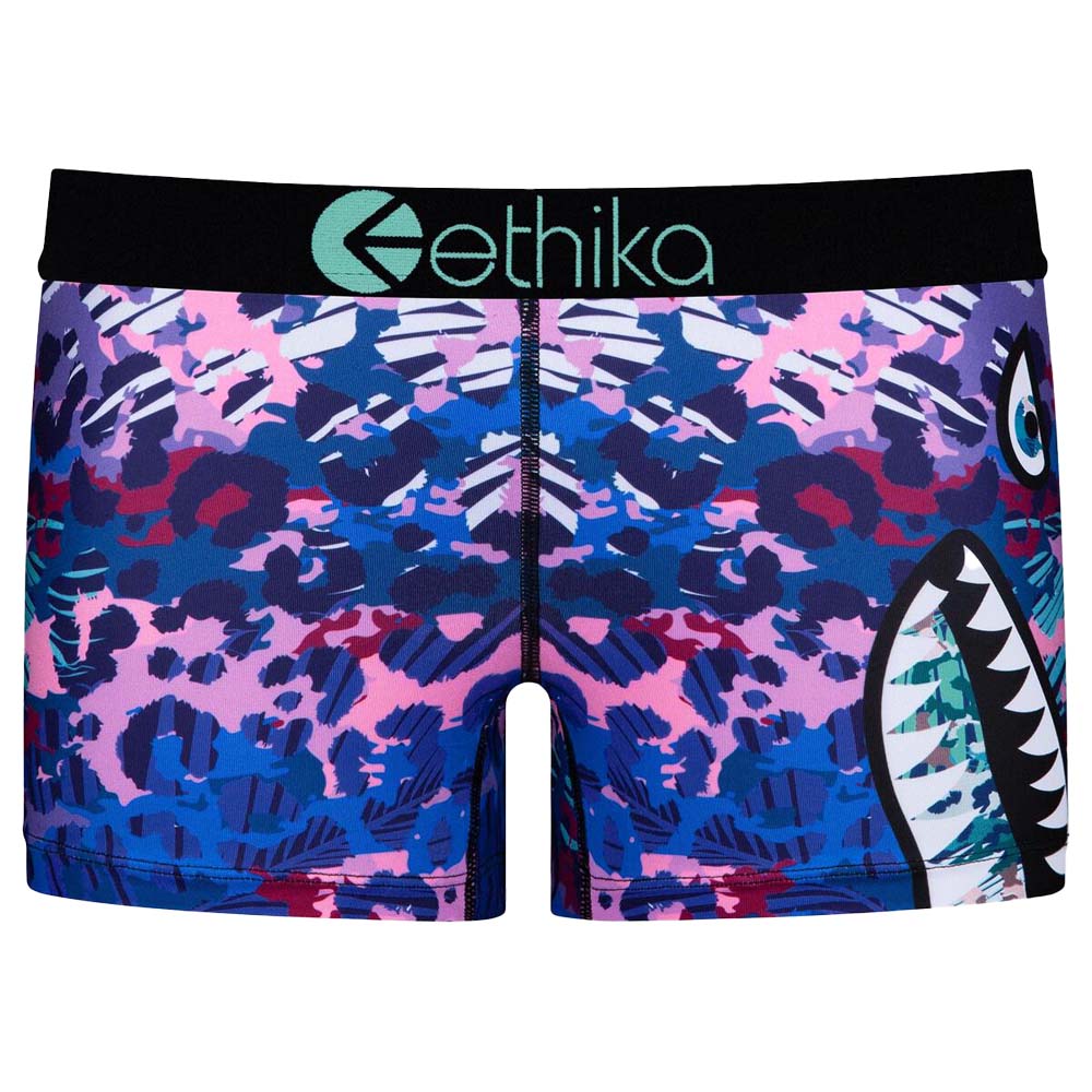 Ethika Women Purple Wave Boy Shorts